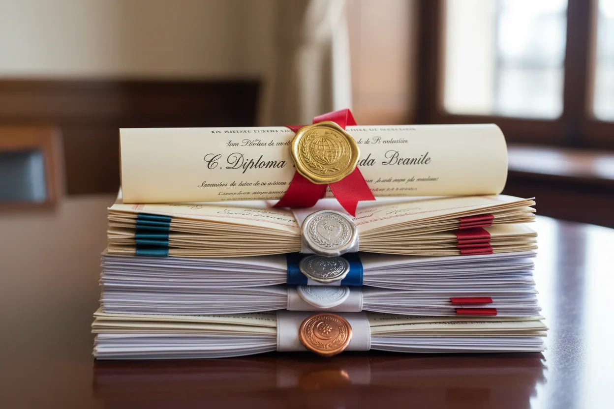 Internationally certified documents